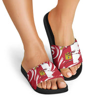 Castilla La Mancha Flag Slide Sandals Autonomous Community of Spain - Wonder Print Shop