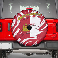 Castilla La Mancha Flag Spare Tire Cover Autonomous Community of Spain - Wonder Print Shop