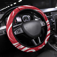 Castilla La Mancha Flag Steering Wheel Cover Autonomous Community of Spain - Wonder Print Shop