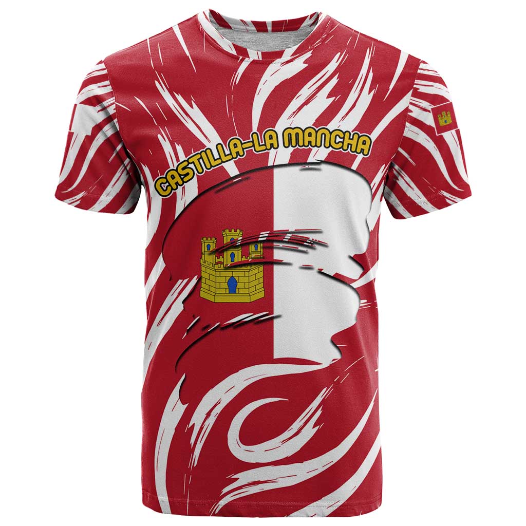 Castilla La Mancha Flag T Shirt Autonomous Community of Spain - Wonder Print Shop