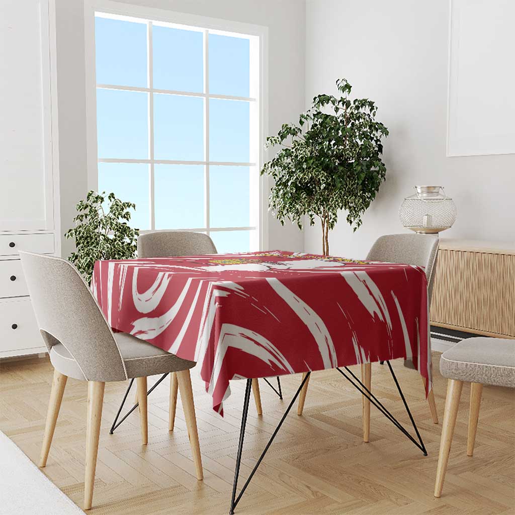 Castilla La Mancha Flag Tablecloth Autonomous Community of Spain - Wonder Print Shop