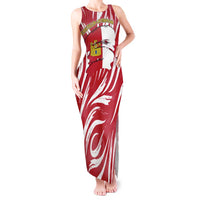 Castilla La Mancha Flag Tank Maxi Dress Autonomous Community of Spain - Wonder Print Shop