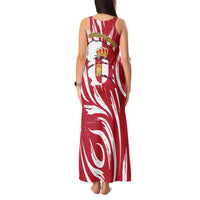Castilla La Mancha Flag Tank Maxi Dress Autonomous Community of Spain - Wonder Print Shop