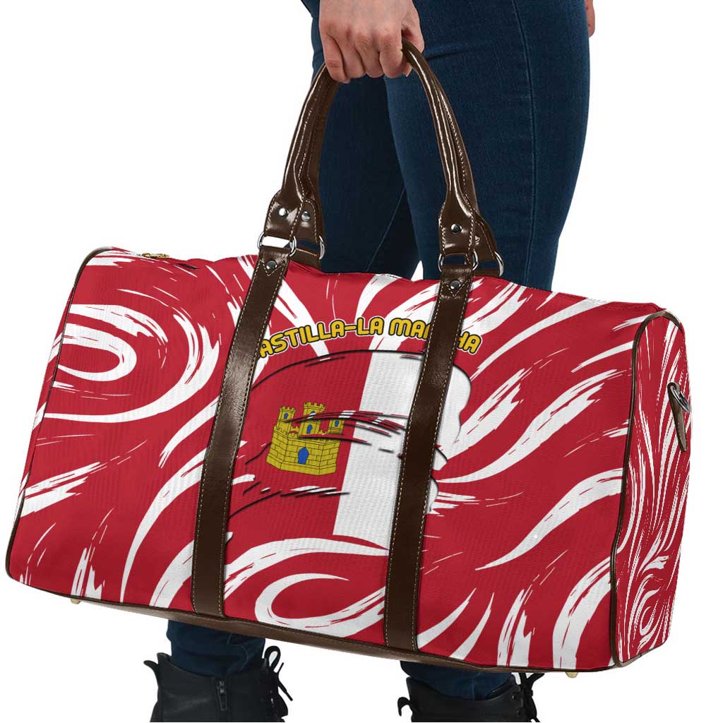 Castilla La Mancha Flag Travel Bag Autonomous Community of Spain - Wonder Print Shop