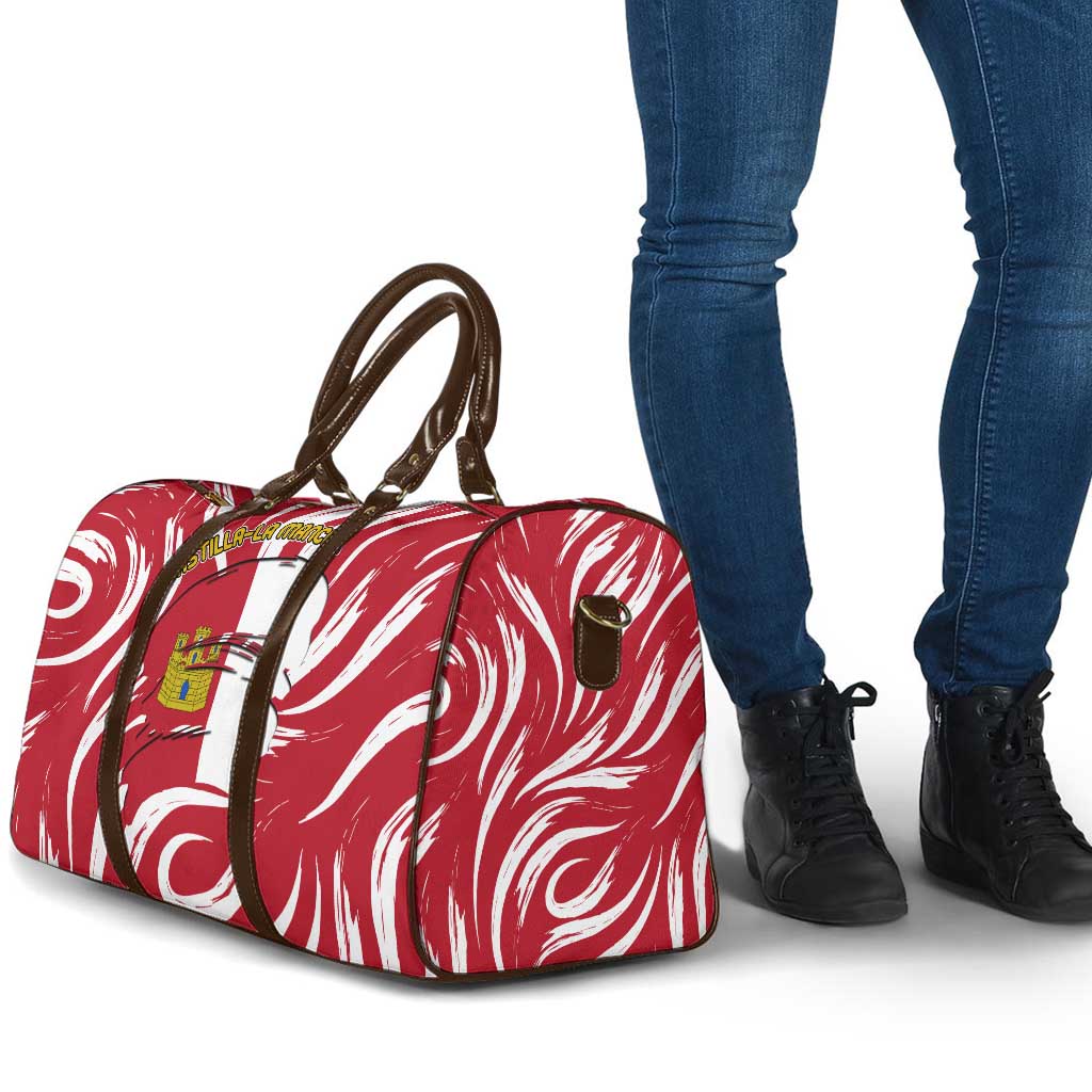 Castilla La Mancha Flag Travel Bag Autonomous Community of Spain - Wonder Print Shop