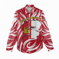 Castilla La Mancha Flag Women Casual Shirt Autonomous Community of Spain - Wonder Print Shop