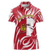 Castilla La Mancha Flag Women Polo Shirt Autonomous Community of Spain - Wonder Print Shop