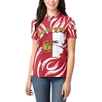 Castilla La Mancha Flag Women Polo Shirt Autonomous Community of Spain - Wonder Print Shop