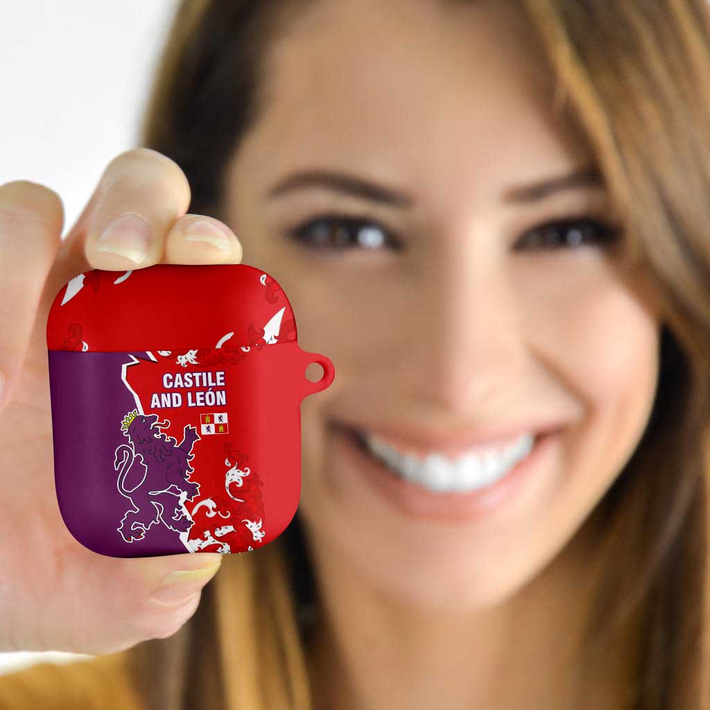 Castile and León Flag AirPods Case Autonomous Community of Spain - Wonder Print Shop