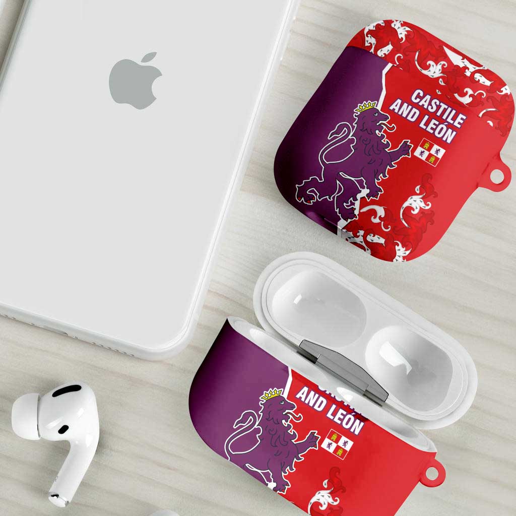 Castile and León Flag AirPods Case Autonomous Community of Spain - Wonder Print Shop