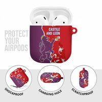 Castile and León Flag AirPods Case Autonomous Community of Spain - Wonder Print Shop