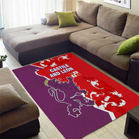 Castile and León Flag Area Rug Autonomous Community of Spain - Wonder Print Shop
