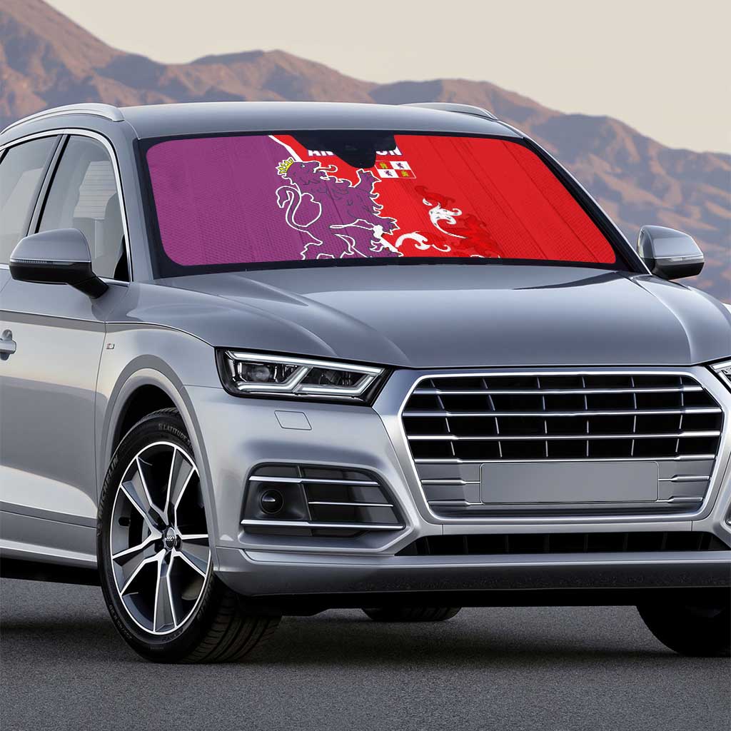 Castile and León Flag Auto Sun Shade Autonomous Community of Spain - Wonder Print Shop