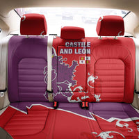 Castile and León Flag Back Car Seat Cover Autonomous Community of Spain - Wonder Print Shop