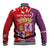 Castile and León Flag Baseball Jacket Autonomous Community of Spain - Wonder Print Shop