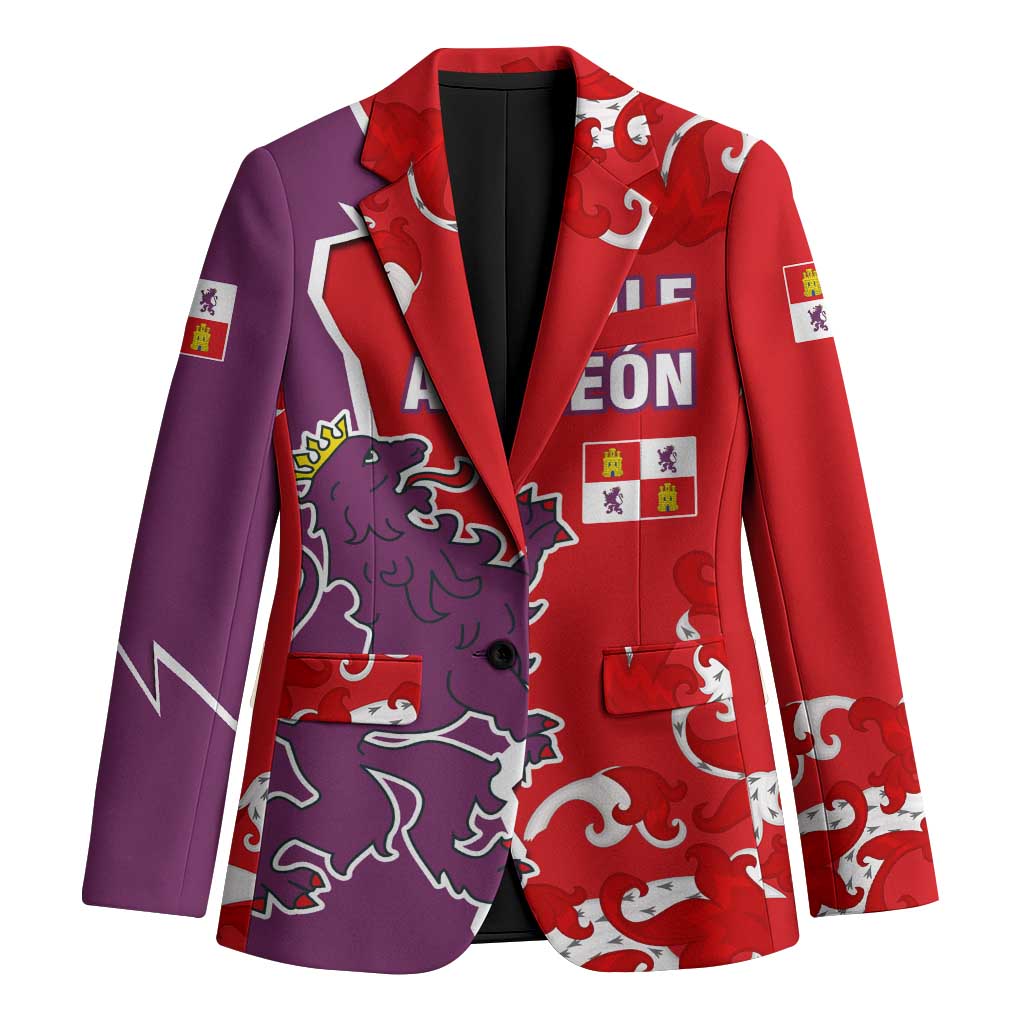 Castile and León Flag Blazer Autonomous Community of Spain - Wonder Print Shop