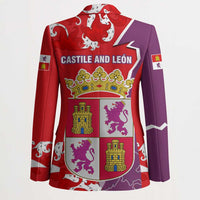 Castile and León Flag Blazer Autonomous Community of Spain - Wonder Print Shop