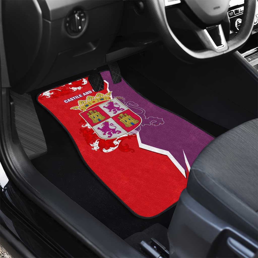 Castile and León Flag Car Mats Autonomous Community of Spain - Wonder Print Shop