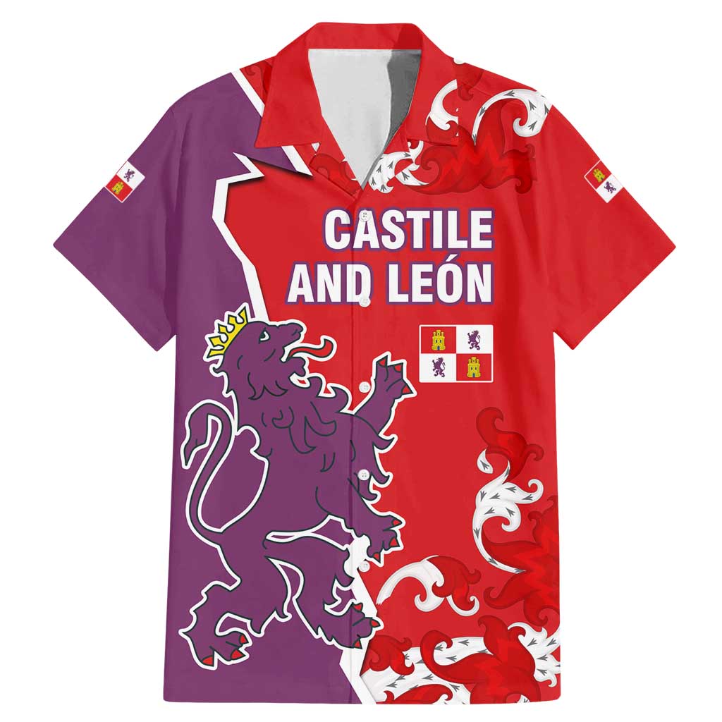 Castile and León Flag Family Matching Mermaid Dress and Hawaiian Shirt Autonomous Community of Spain - Wonder Print Shop