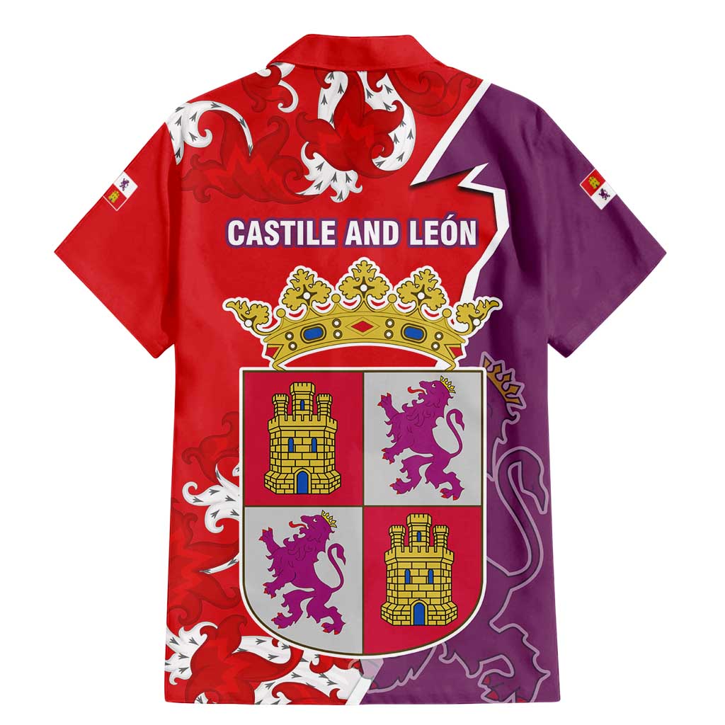 Castile and León Flag Family Matching Mermaid Dress and Hawaiian Shirt Autonomous Community of Spain - Wonder Print Shop