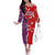 Castile and León Flag Family Matching Off The Shoulder Long Sleeve Dress and Hawaiian Shirt Autonomous Community of Spain - Wonder Print Shop