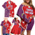 Castile and León Flag Family Matching Off Shoulder Short Dress and Hawaiian Shirt Autonomous Community of Spain - Wonder Print Shop