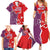 Castile and León Flag Family Matching Summer Maxi Dress and Hawaiian Shirt Autonomous Community of Spain - Wonder Print Shop