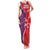 Castile and León Flag Family Matching Tank Maxi Dress and Hawaiian Shirt Autonomous Community of Spain - Wonder Print Shop