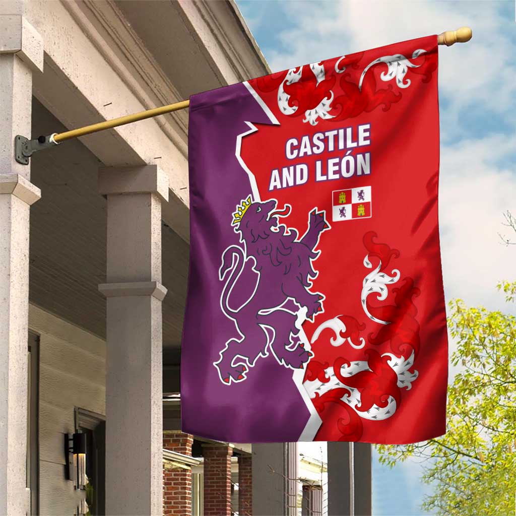 Castile and León Flag Garden Flag Autonomous Community of Spain - Wonder Print Shop