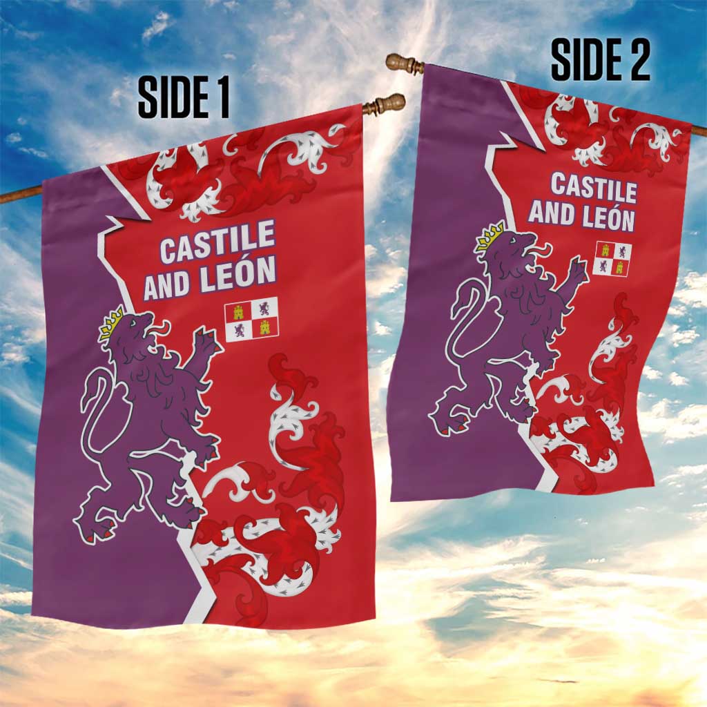 Castile and León Flag Garden Flag Autonomous Community of Spain - Wonder Print Shop