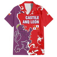 Castile and León Flag Hawaiian Shirt Autonomous Community of Spain - Wonder Print Shop