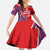Castile and León Flag Kid Short Sleeve Dress Autonomous Community of Spain - Wonder Print Shop