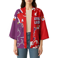 Castile and León Flag Kimono Autonomous Community of Spain - Wonder Print Shop