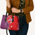Castile and León Flag Leather Bag Autonomous Community of Spain - Wonder Print Shop