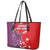 Castile and León Flag Leather Tote Bag Autonomous Community of Spain - Wonder Print Shop