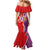 Castile and León Flag Mermaid Dress Autonomous Community of Spain - Wonder Print Shop