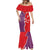 Castile and León Flag Mermaid Dress Autonomous Community of Spain - Wonder Print Shop
