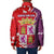 Castile and León Flag Padded Jacket Autonomous Community of Spain - Wonder Print Shop