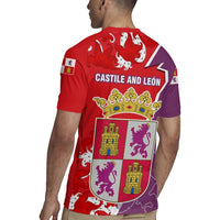 Castile and León Flag Rugby Jersey Autonomous Community of Spain - Wonder Print Shop