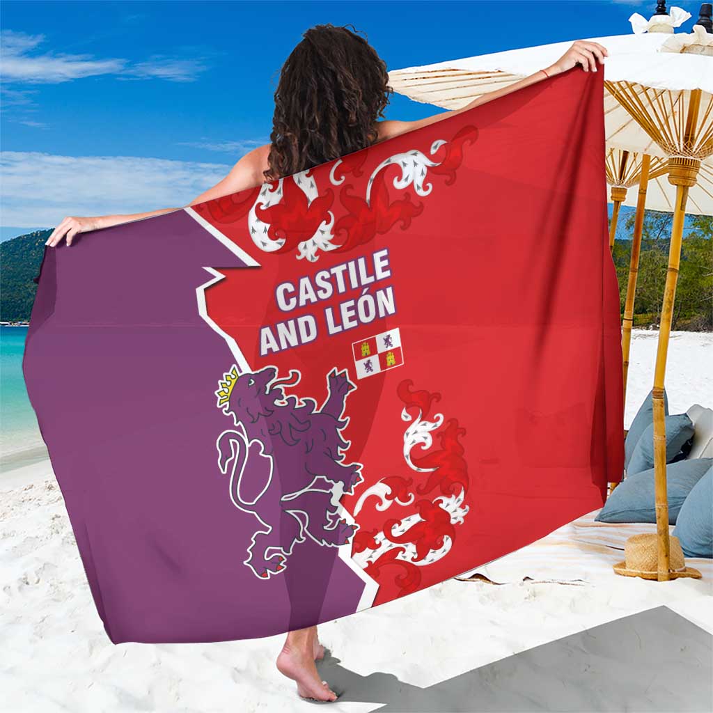 Castile and León Flag Sarong Autonomous Community of Spain - Wonder Print Shop