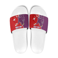 Castile and León Flag Slide Sandals Autonomous Community of Spain - Wonder Print Shop