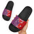 Castile and León Flag Slide Sandals Autonomous Community of Spain - Wonder Print Shop