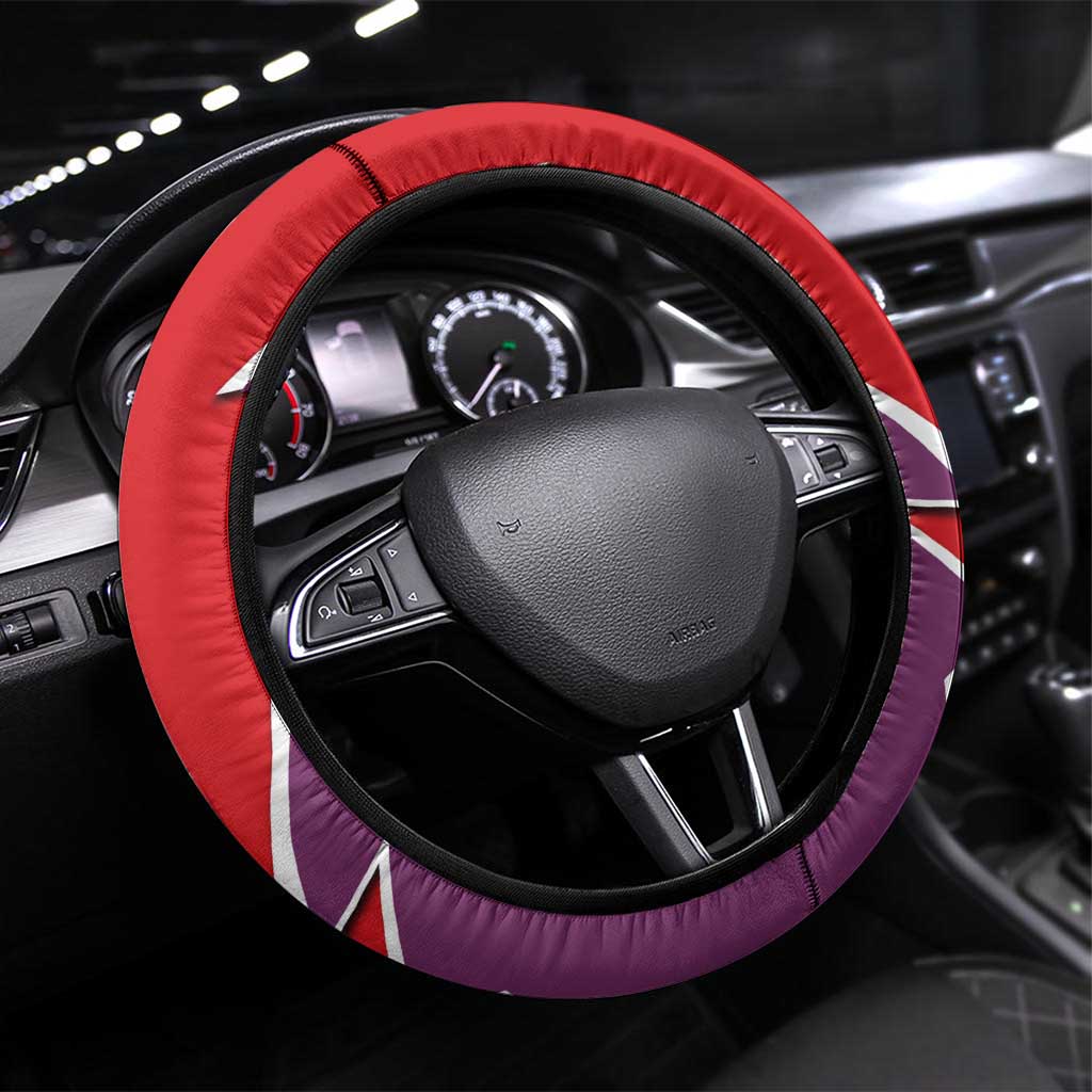 Castile and León Flag Steering Wheel Cover Autonomous Community of Spain - Wonder Print Shop