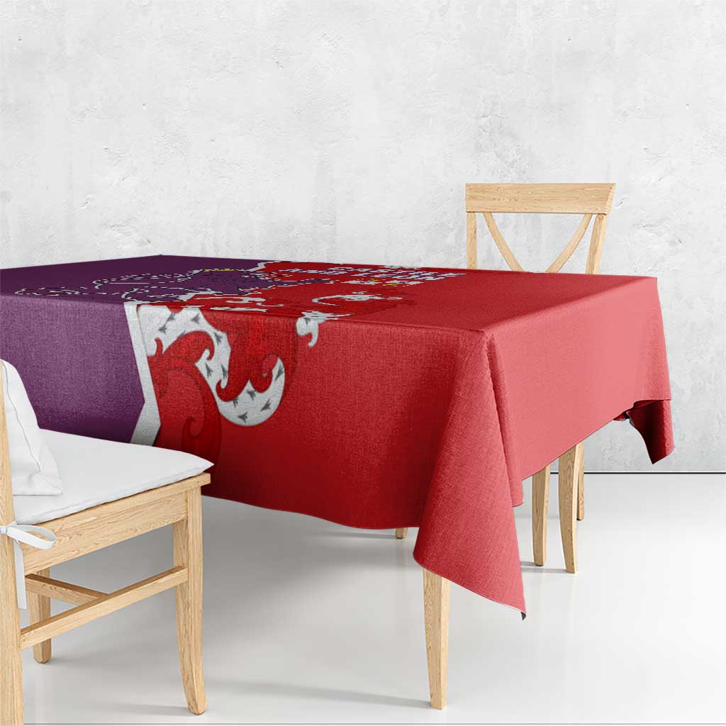 Castile and León Flag Tablecloth Autonomous Community of Spain - Wonder Print Shop
