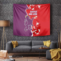 Castile and León Flag Tapestry Autonomous Community of Spain - Wonder Print Shop