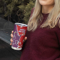 Castile and León Flag Tumbler Cup Autonomous Community of Spain - Wonder Print Shop