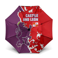 Castile and León Flag Umbrella Autonomous Community of Spain - Wonder Print Shop