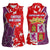 Castile and León Flag Women Sleeveless Polo Shirt Autonomous Community of Spain - Wonder Print Shop