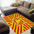 Catalonia Flag Area Rug Autonomous Community of Spain - Wonder Print Shop