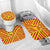 Catalonia Flag Bathroom Set Autonomous Community of Spain - Wonder Print Shop